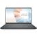 Front. MSI - Modern 15 15.6" Laptop - AMD Ryzen 5 - 8 GB Memory - 256 GB SSD - Carbon Gray.