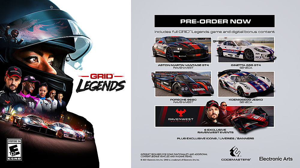 GRID Legends - Xbox Series X e Xbox One - ShopB - 14 anos!