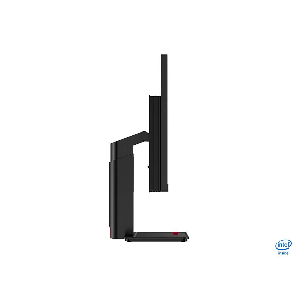 Angle View: Lenovo - ThinkCentre M90a 23.8" All-In-One PC - Intel Core i5-10500 - 8GB Memory - Integrated Intel UHD Graphics 630 - 256GB SSD - Black