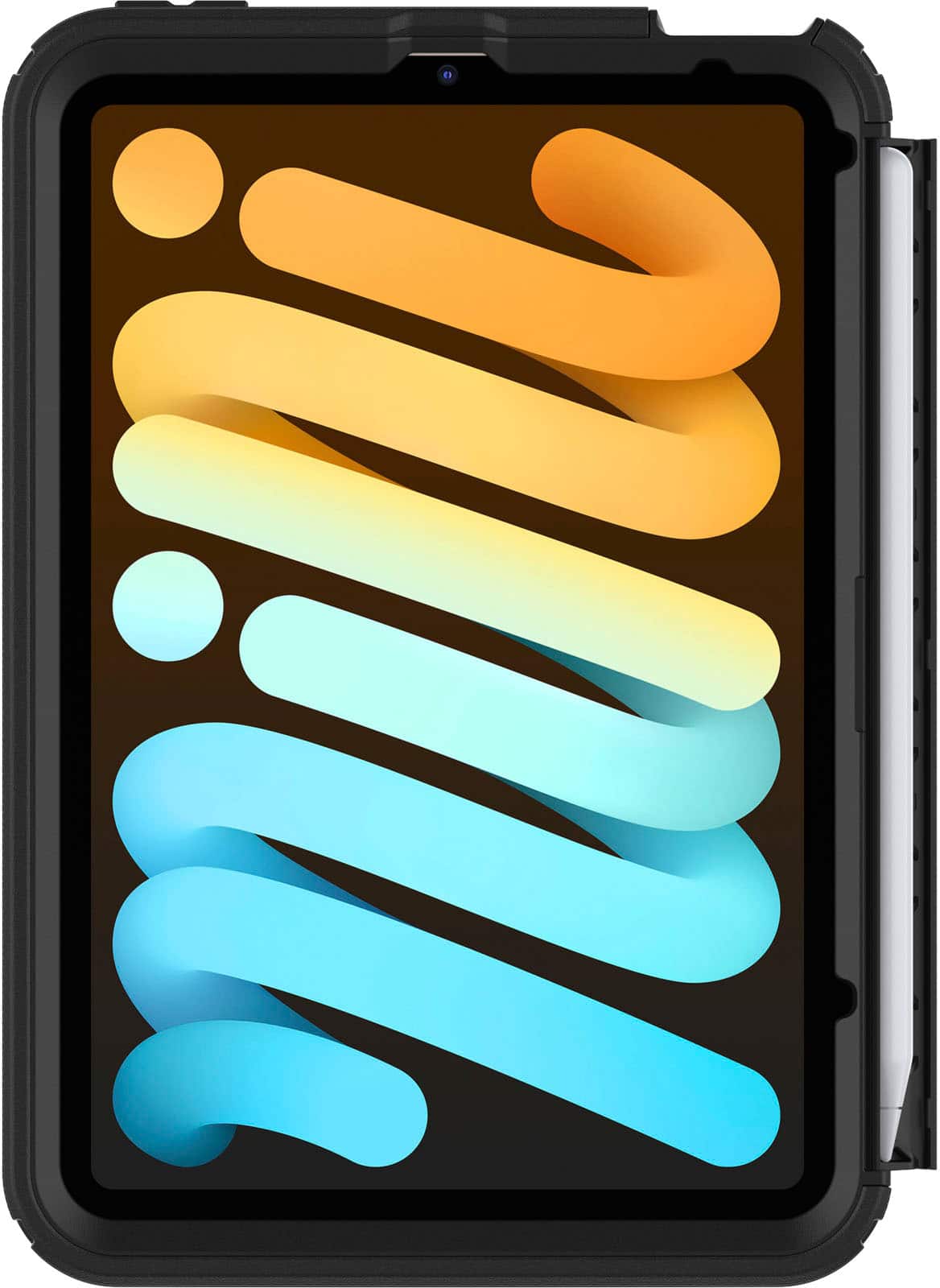 Alt View 11. OtterBox - Defender Pro Series Case for Apple iPad mini (6th gen) - Black.