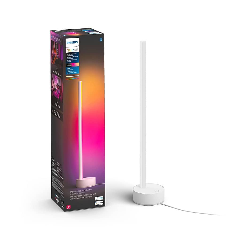 PHILIPS hue - wd - A A Mancha - I Aorer SASE V Vare -- - - - - LAT - I - your home Personalize wih wiar nhigntng votre maison Personnalsez Phalgant gie - ectarage S