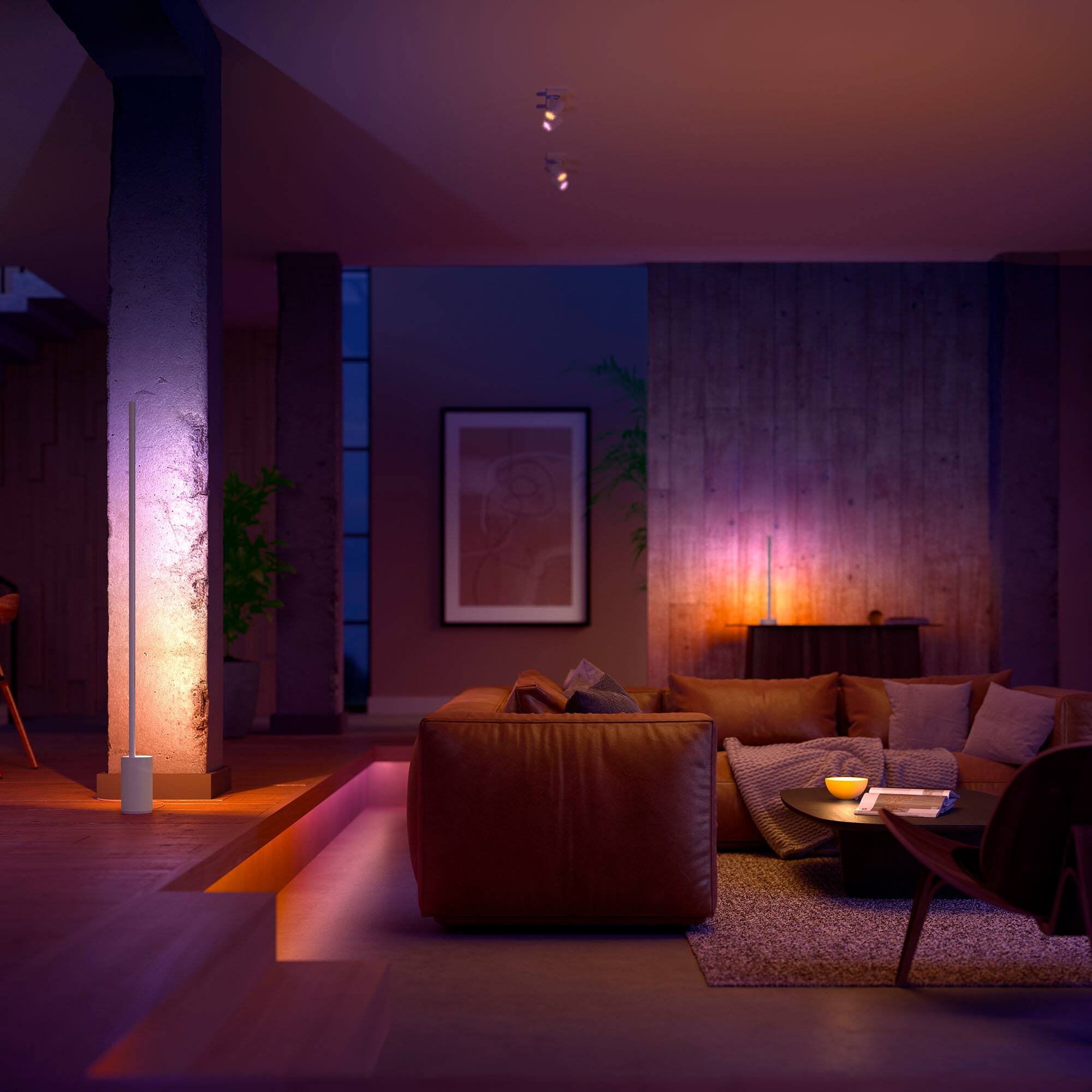 Alt View 12. Philips - Hue Gradient Signe Table Lamp - White.