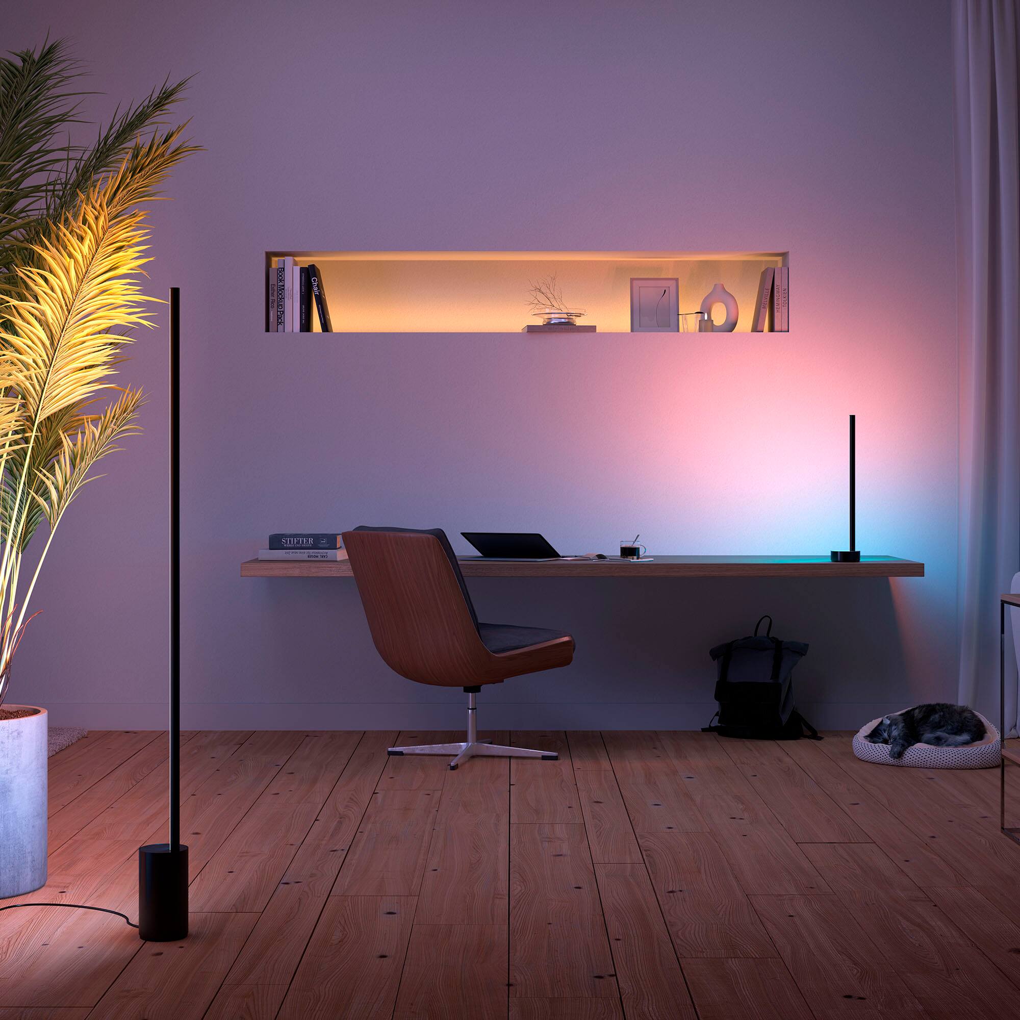 Alt View 13. Philips - Hue Gradient Signe Table Lamp - Black.