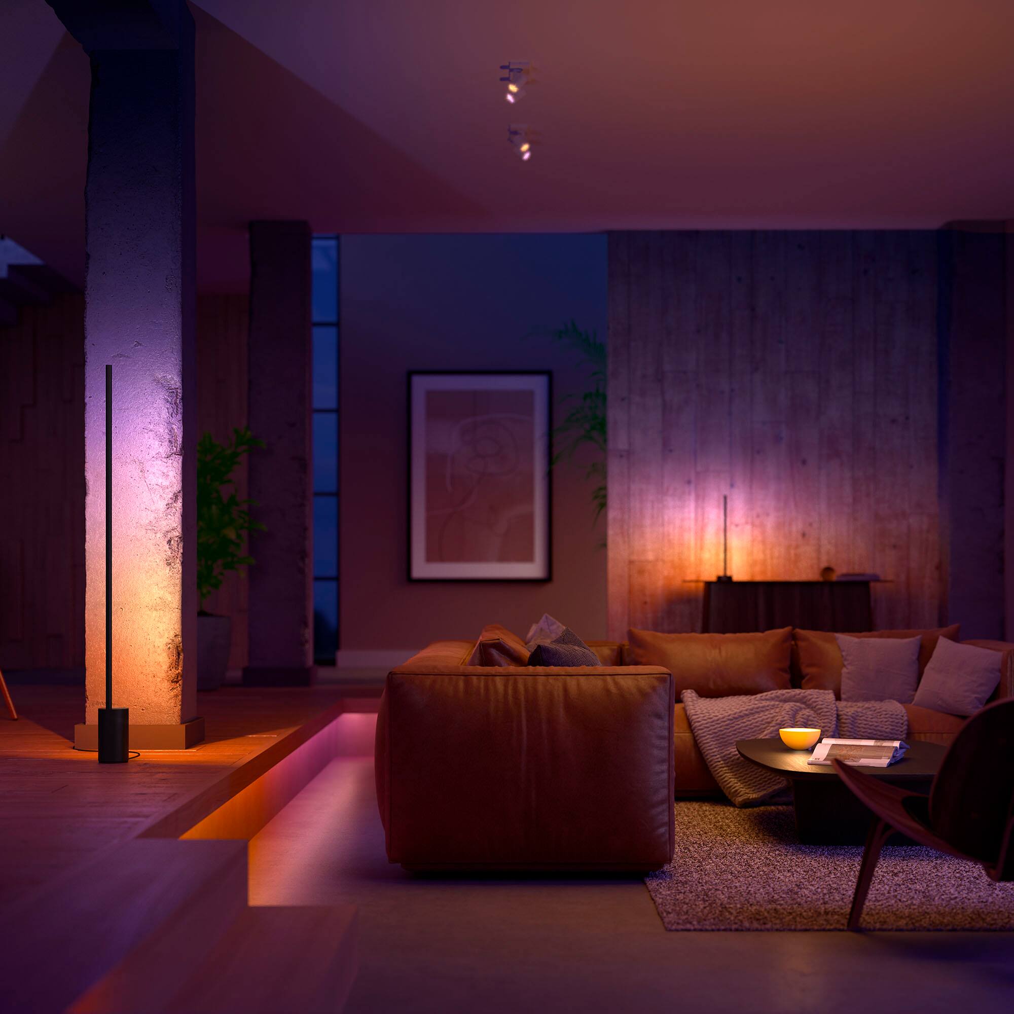 Alt View 12. Philips - Hue Gradient Signe Table Lamp - Black.