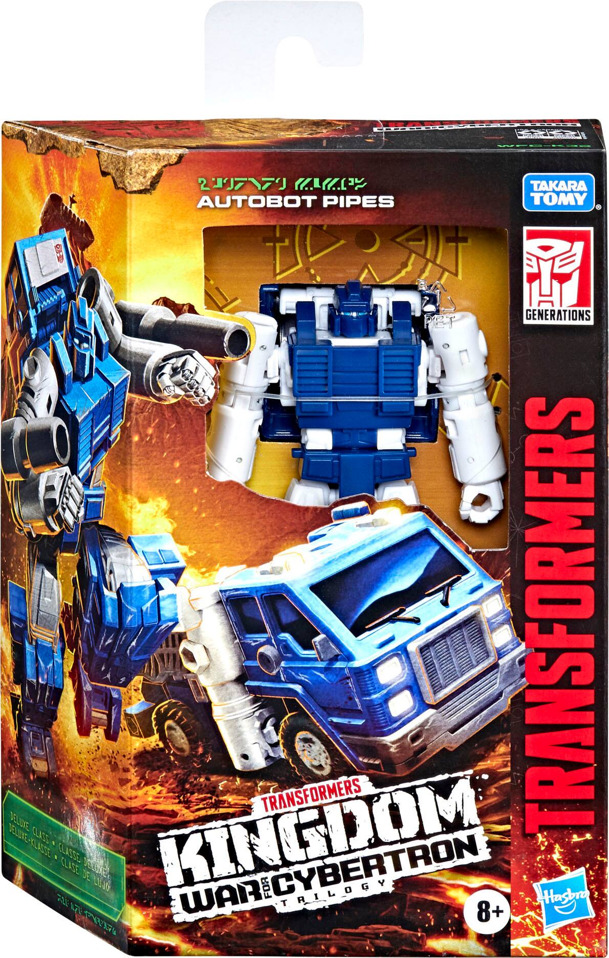 Alt View 11. Transformers - Generations War for Cybertron: Kingdom Deluxe WFC-K32 Autobot Pipes.