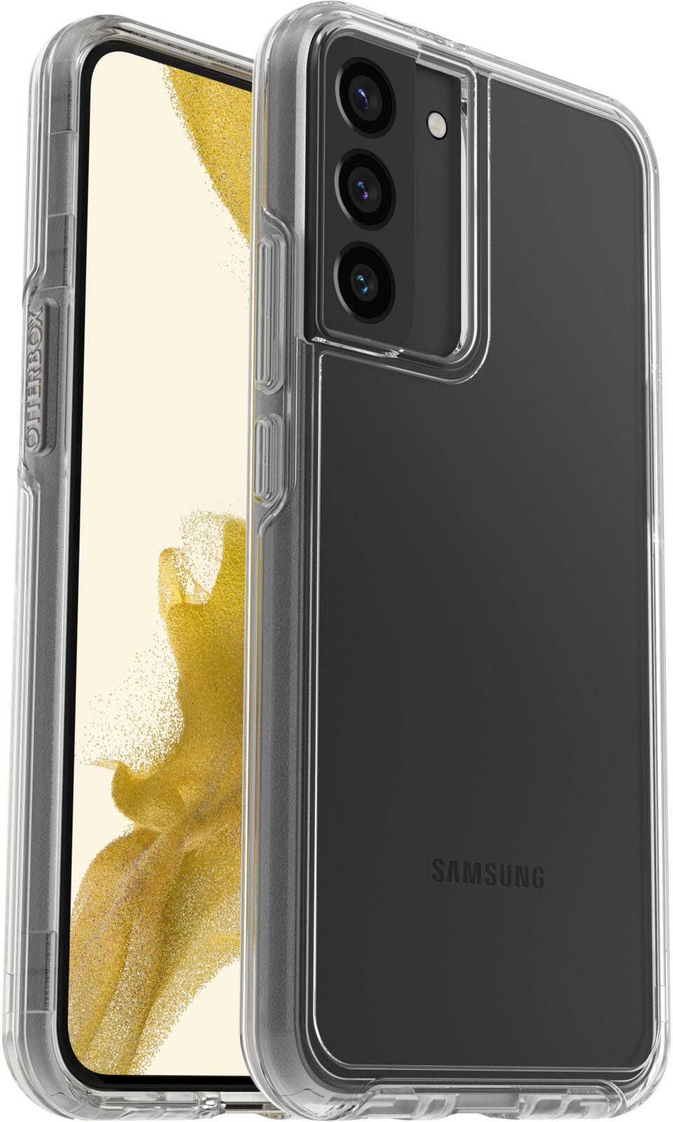 Angle View: OtterBox - Symmetry Series Clear Soft Shell for Samsung Galaxy S22+ - Clear