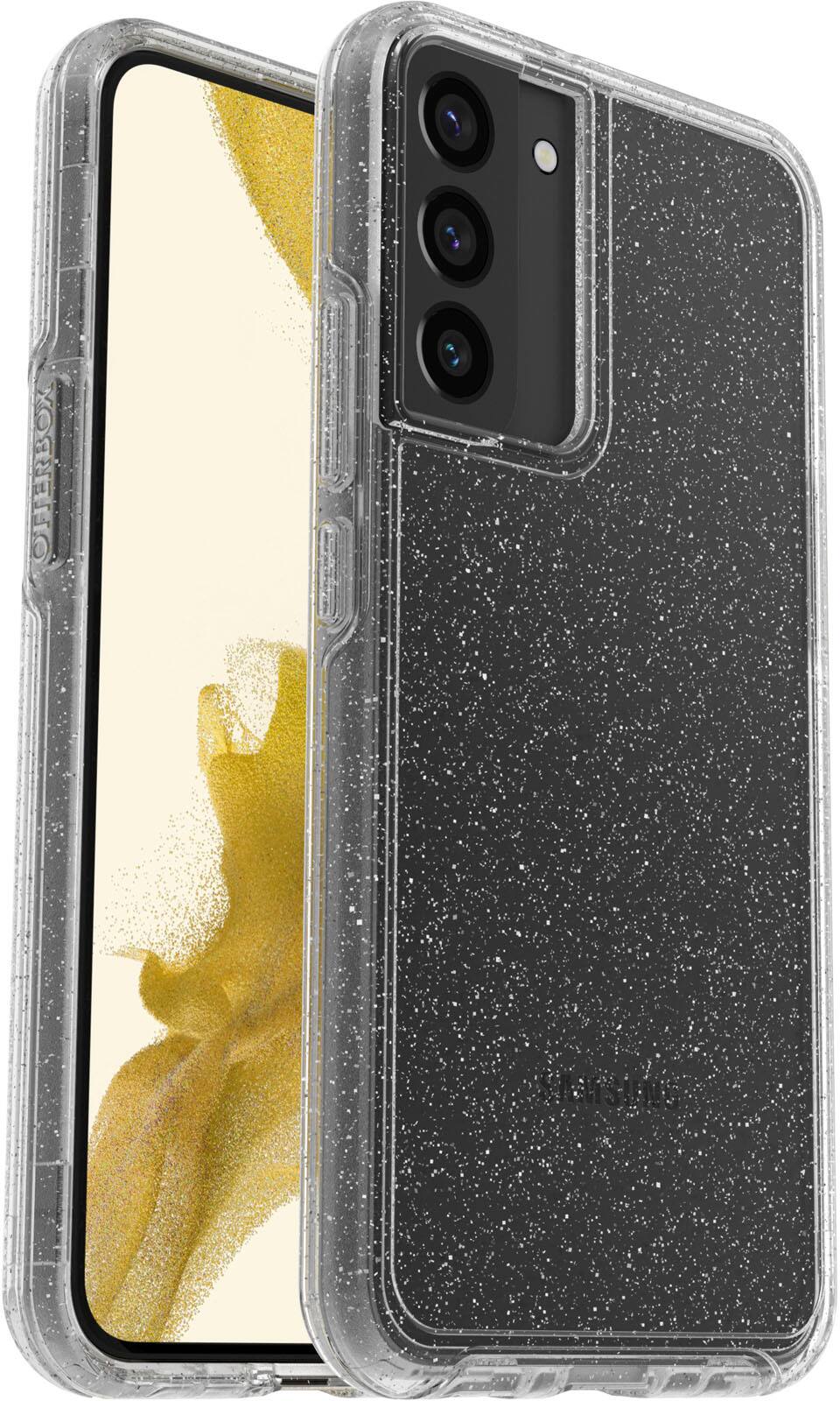 Angle View: OtterBox - Symmetry Series Clear Soft Shell for Samsung Galaxy S22+ - Stardust