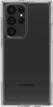 Front. OtterBox - Symmetry Series Clear Soft Shell for Samsung Galaxy S22 Ultra - Clear.
