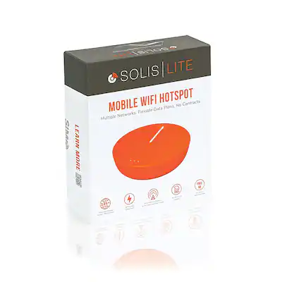 Solis Lite 4G LTE Global Wi Fi Hotspot + PowerBank Mobile Router, Lifetime Data Plan Orange HS600000 - Best Buy Solis Lite 4G LTE Global Wi Fi Hotspot + PowerBank Mobile Router, Lifetime Data Plan Orange HS600000 - Best Buy