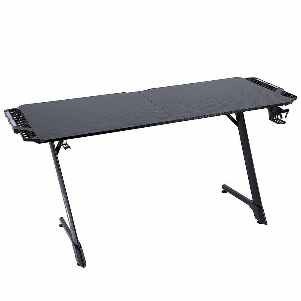 Angle. Highmore - Aggro 55" LED Gaming Desk - Black.