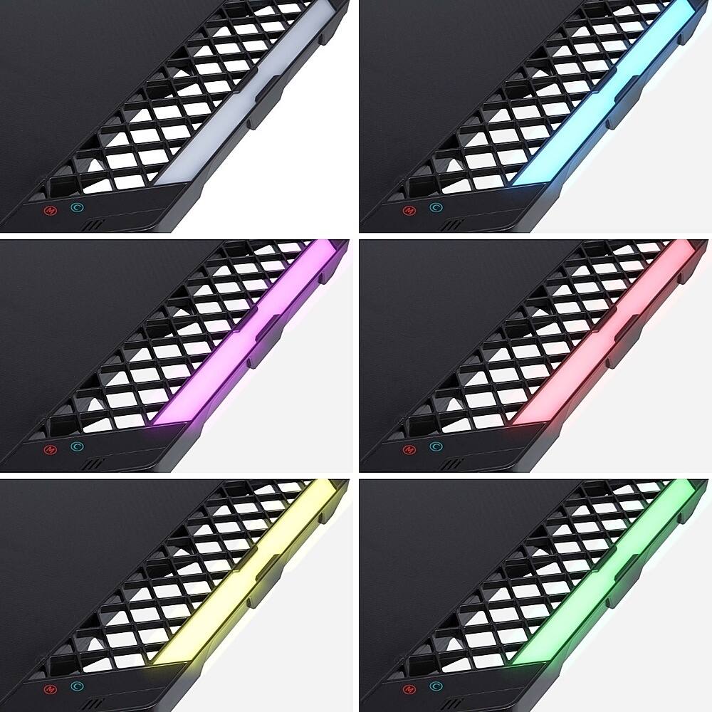 Alt View 15. Highmore - Aggro 55" LED Gaming Desk - Black.