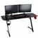 Left. Highmore - Aggro 55" LED Gaming Desk - Black.