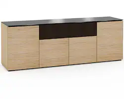 Salamander Designs - Denver AV Cabinet for Most TVs up to 85" - Natural Oak - Angle_Zoom