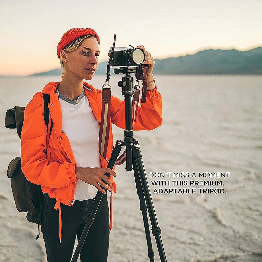 DON'T MISS A MOMENT WITH THIS PREMIUM, ADAPTABLE TRIPOD.