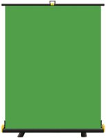 Kodak - Portable Collapsible Green Screen Chroma Key Backdrop with Built-in Stand - Black/Green - Front_Zoom
