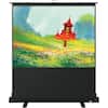 Front. Kodak - 60" Projector Screen, Pull Up Projector Screen and Stand, Portable Projector Screen with Handle and Carrying Case - Black/White.