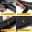 Quick Setup for Instant Movie Night:

1. Rotate the feet outward.
2. Unlock clips and open lid.
3. Raise up the screen.
4. Locks in place for use, collapsible for storage.