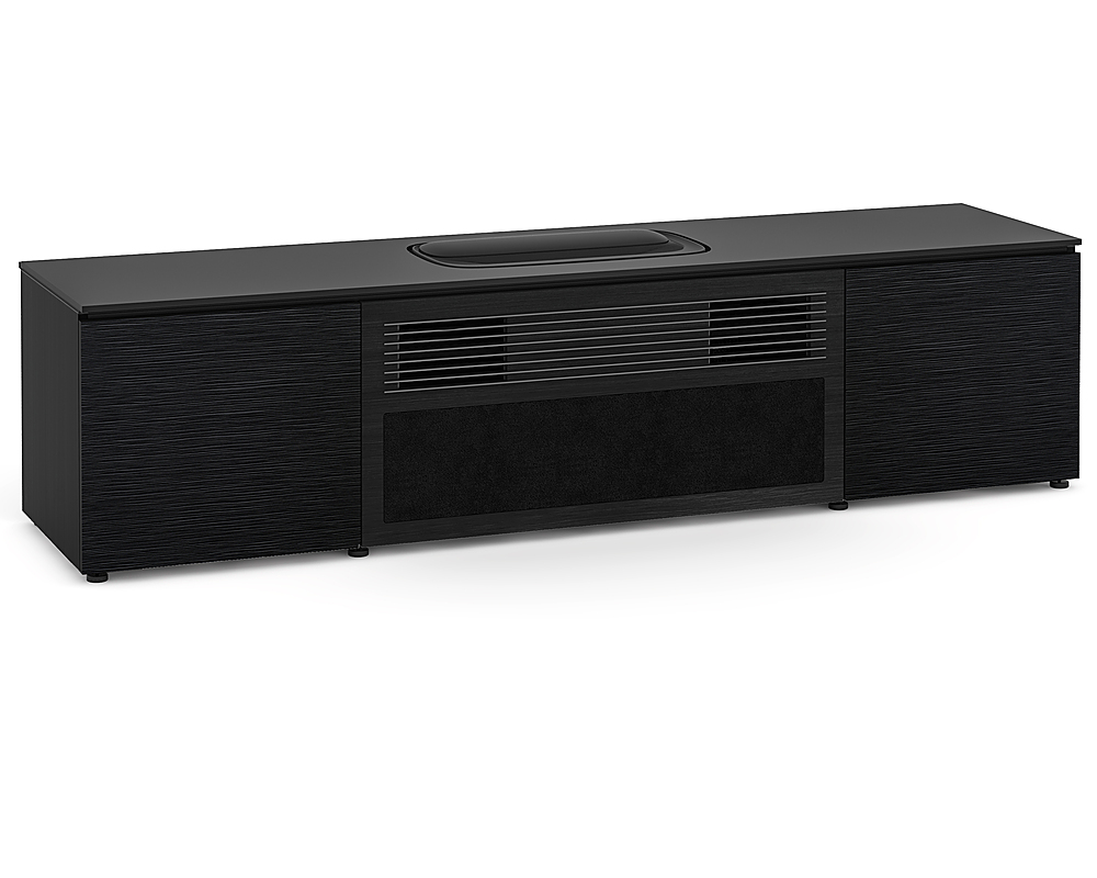 Angle View: Salamander Designs - Chicago UST Cabinet for Hisense L9G Projector for up to 120" Display - Black Oak
