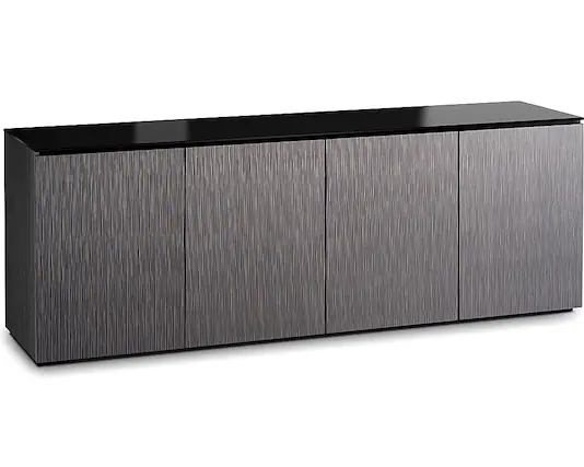 Angle. Salamander Designs - Seattle AV Cabinet for Most TVs up to 85" - Gray Oak.