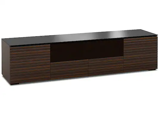 Angle. Salamander Designs - Zurich AV Cabinet for Most TVs up to 85" - Opium Brown.