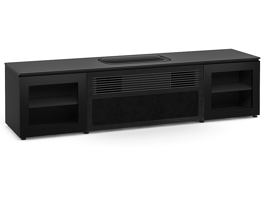 Angle View: Salamander Designs - Oslo UST Cabinet for Hisense L9G Projector for up to 120" Display - Black Glass
