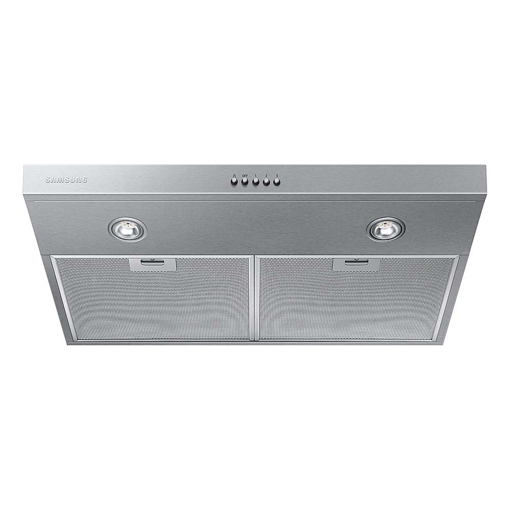 Alt View 13. Samsung - 30" Under Cabinet Range Hood - Stainless steel.