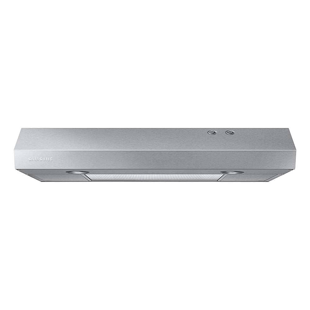 Front. Samsung - 30" Under Cabinet Range Hood - Stainless steel.