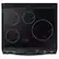 Alt View 17. Samsung - 6.3 cu. ft. Smart Instant Heat Slide-in Induction Range with Air Fry & Convection+ - Black Stainless Steel.
