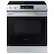 Front. Samsung - 6.3 cu. ft. Smart Instant Heat Slide-in Induction Range - Stainless Steel.