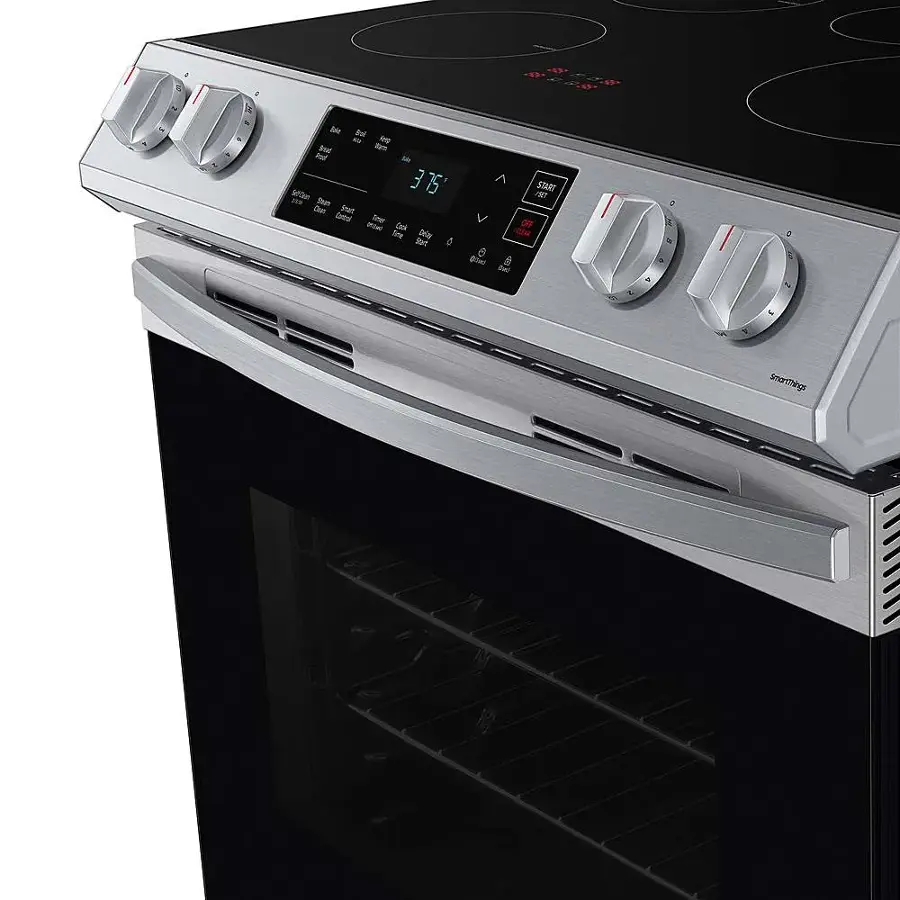 Alt View 14. Samsung - 6.3 cu. ft. Smart Instant Heat Slide-in Induction Range - Stainless Steel.