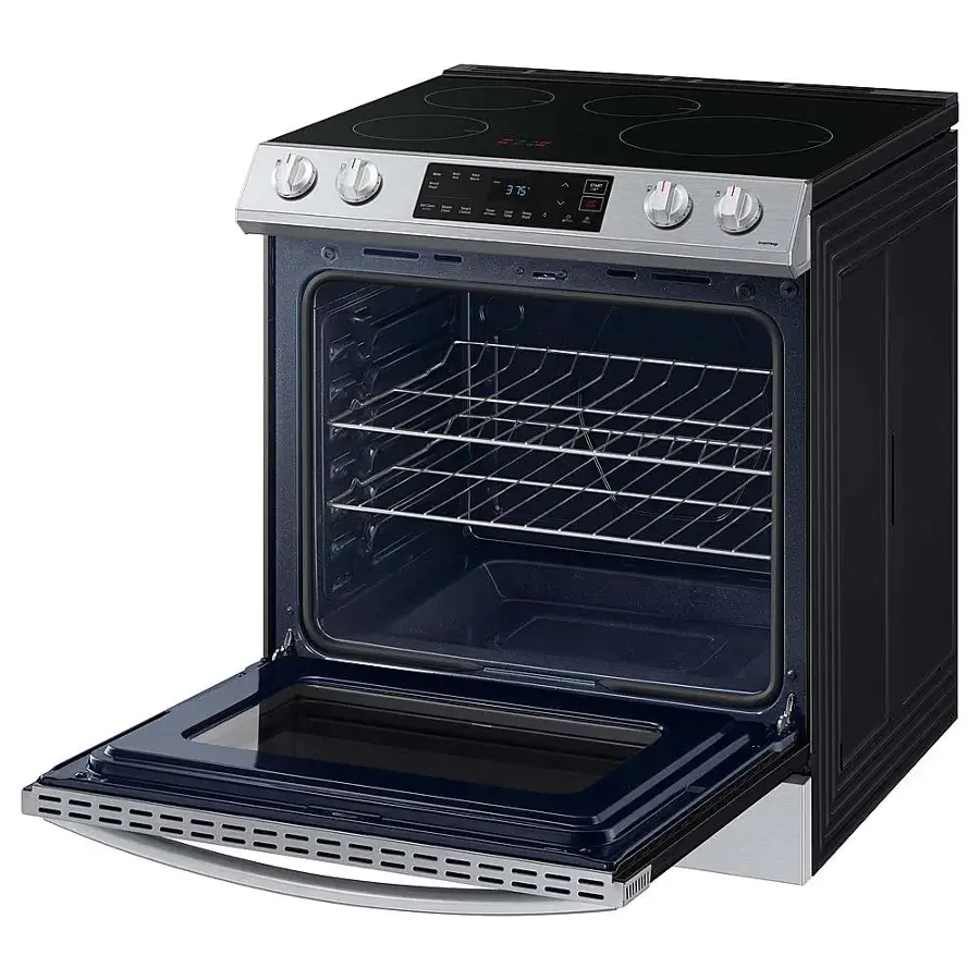 Alt View 18. Samsung - 6.3 cu. ft. Smart Instant Heat Slide-in Induction Range - Stainless Steel.