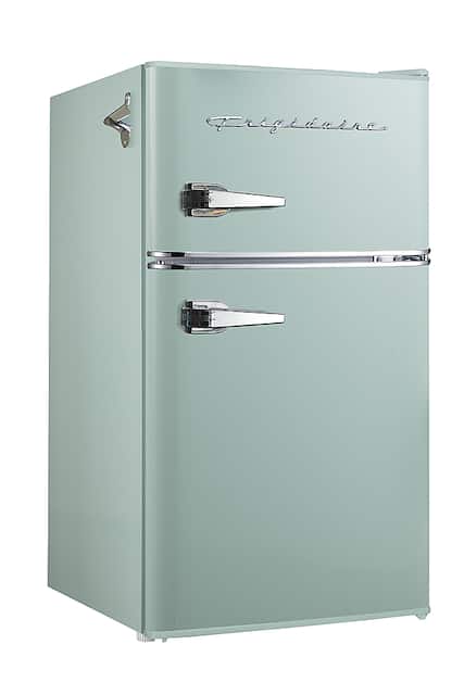 Frigidaire retro 3.2 cu ft two door mini fridge with freezer deals