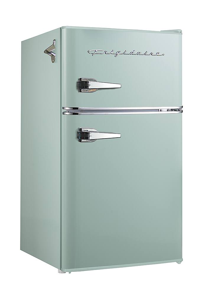 Front. Frigidaire - Retro 3.2 Cu. Ft. Mini Fridge with Top Freezer - Mint.