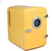 Frigidaire - 6 Can Mini Fridge / Bluetooth Speaker - Yellow