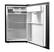 Left. Frigidaire - Retro Compact Mini Fridge, Chrome Handles, 4.5 Cu Ft, Built-in Water Dispenser - Black.