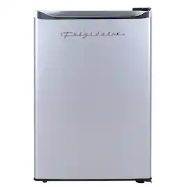 Frigidaire - Platinum Series Retro 2.8 Cu. Ft. Compact Fridge - Stainless with Chrome Trim - Stainless/Chrome Trim