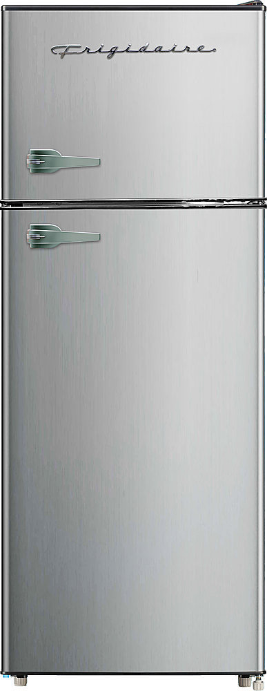 Frigidaire 7.5 cu ft, 2-Door Apartment Size Refrigerator with Top Freezer, Platinum Series, Stainless Steel