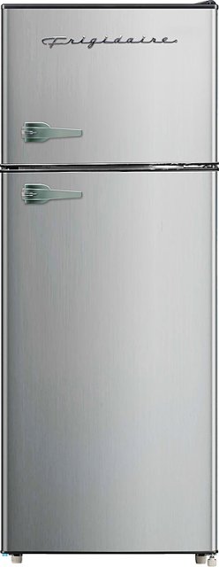 7.5 cu. ft. Mini Fridge in Cream with Rounded Corners and Top Freezer -  Venue Marketplace