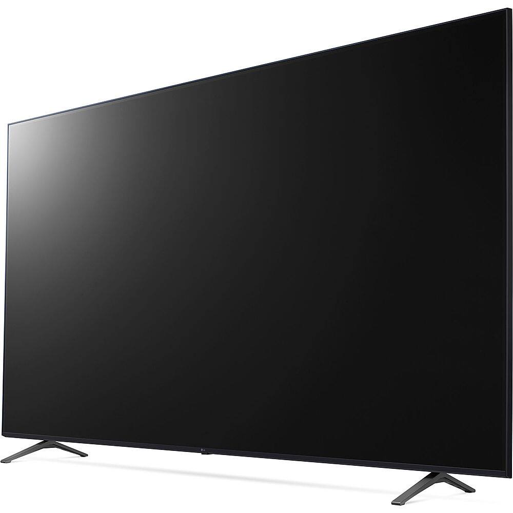 Left. LG - 75-In. UHD Commercial Lite LED Backlit LCD TV - Ashed Blue.