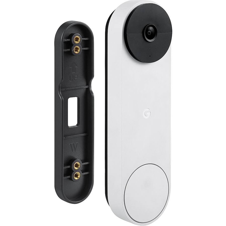 Wasserstein No Drill Mount for Google Nest Doorbell (battery