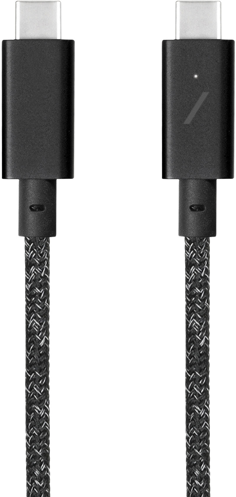 Angle View: Cygnett - Armored Lightning to USB Charge and Sync Cable (9 Feet) - Black