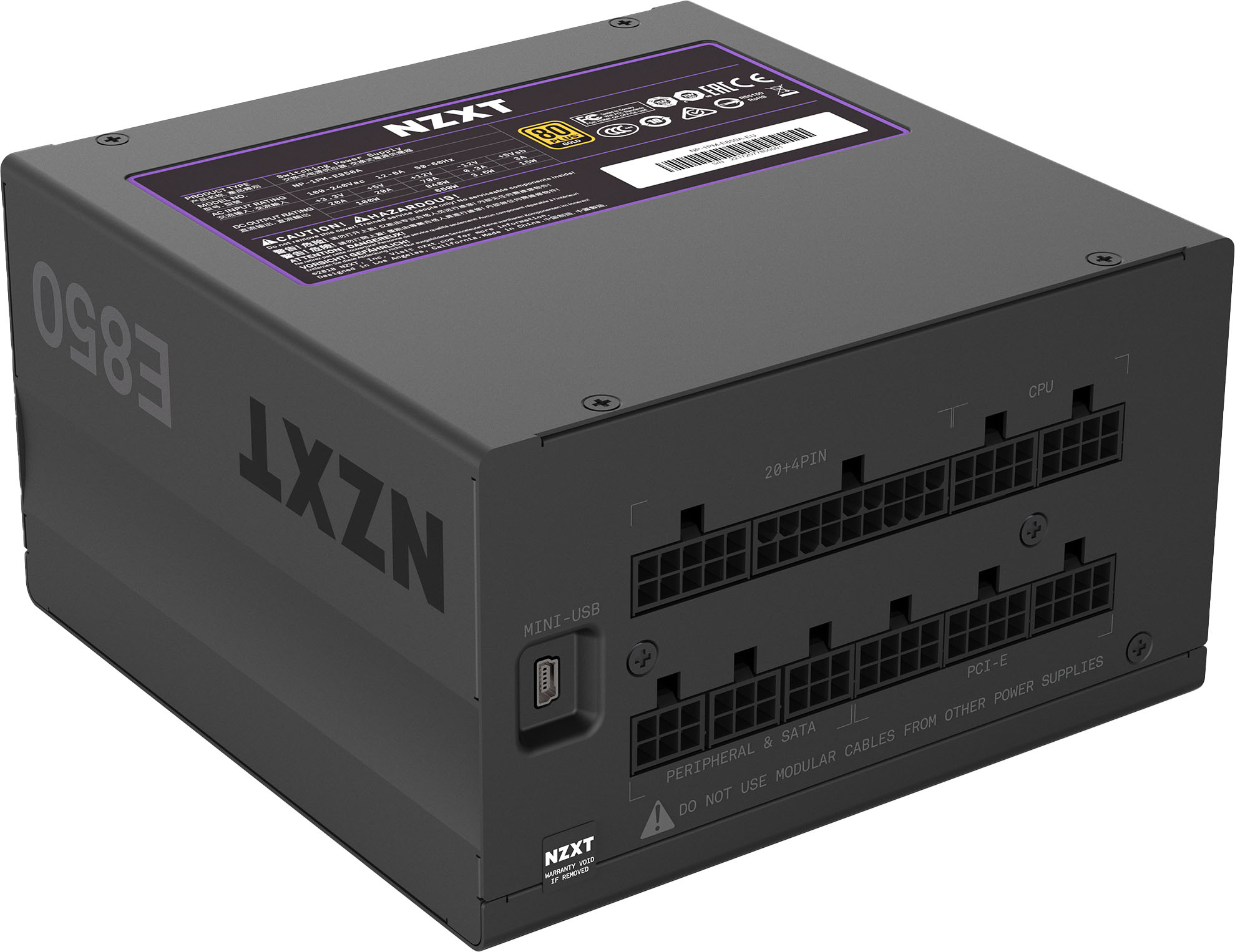 NZXT E850 ATX Gaming Smart Power Supply NP-1PM-E850A-US - Best Buy