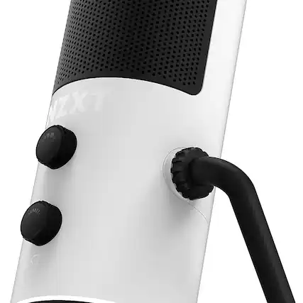 Front. NZXT - Capsule Microphone - White.