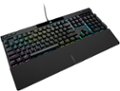 Alt View 11. CORSAIR - K70 RGB PRO Full-size Wired Mechanical Cherry MX Speed Linear Switch Gaming Keyboard with PBT Double-Shot Keycaps - Black.