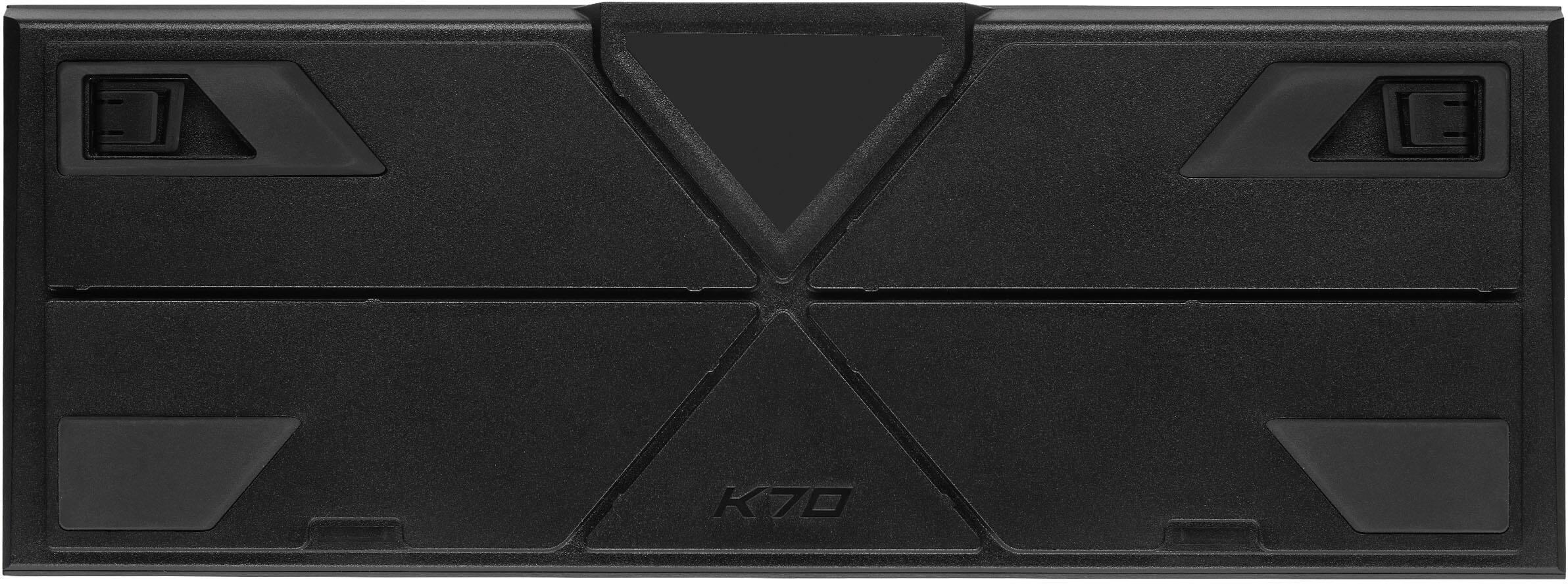 Alt View 15. CORSAIR - K70 RGB PRO Full-size Wired Mechanical Cherry MX Speed Linear Switch Gaming Keyboard with PBT Double-Shot Keycaps - Black.