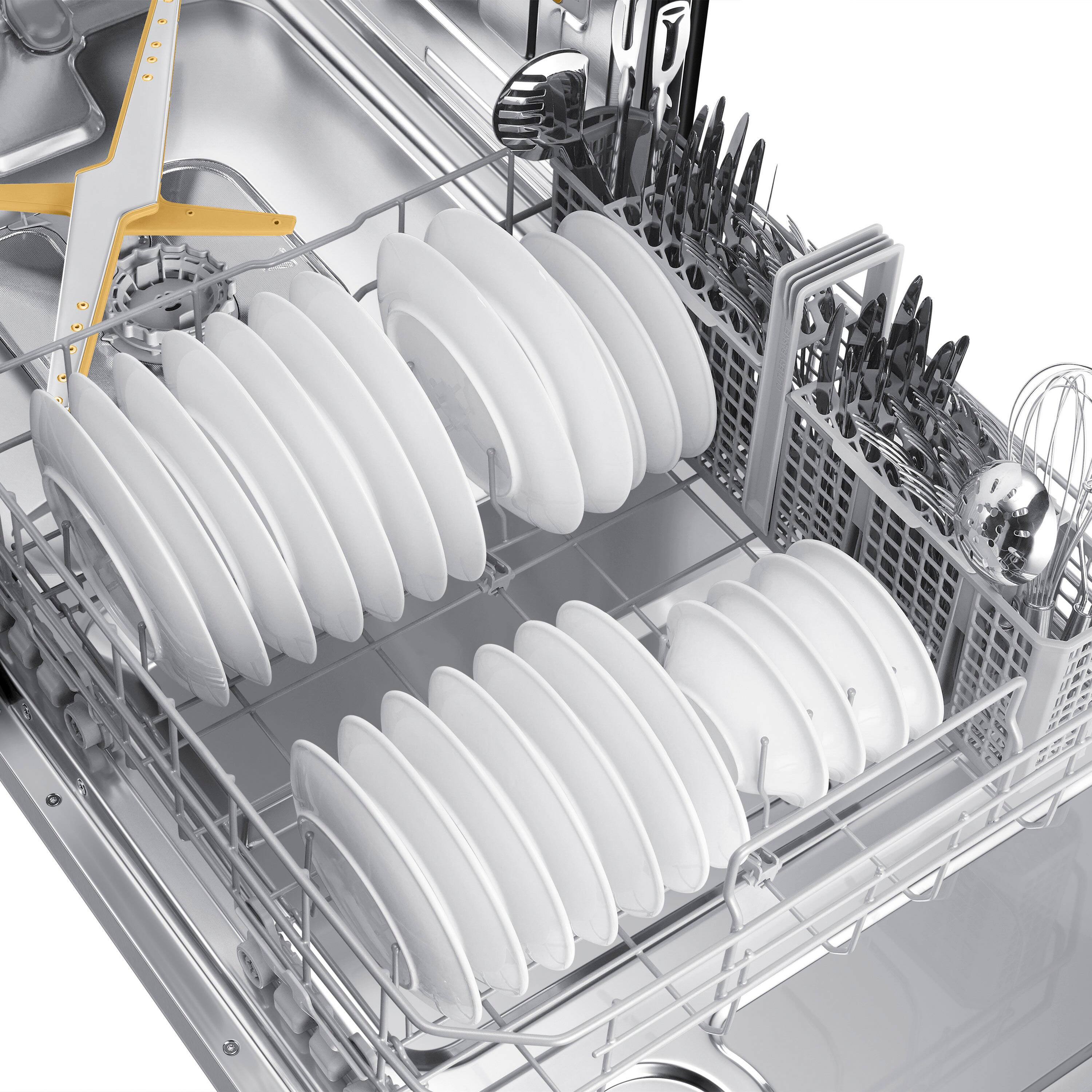Alt View 18. Samsung - AutoRelease Dry Smart Built-In Stainless Steel Tub Dishwasher with 3rd Rack, StormWash+, 42 dBA - Stainless steel.
