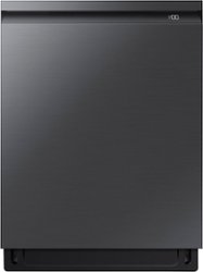 Samsung - Smart 42dBA Dishwasher with StormWash+ and Smart Dry - Black Stainless Steel - Front_Zoom