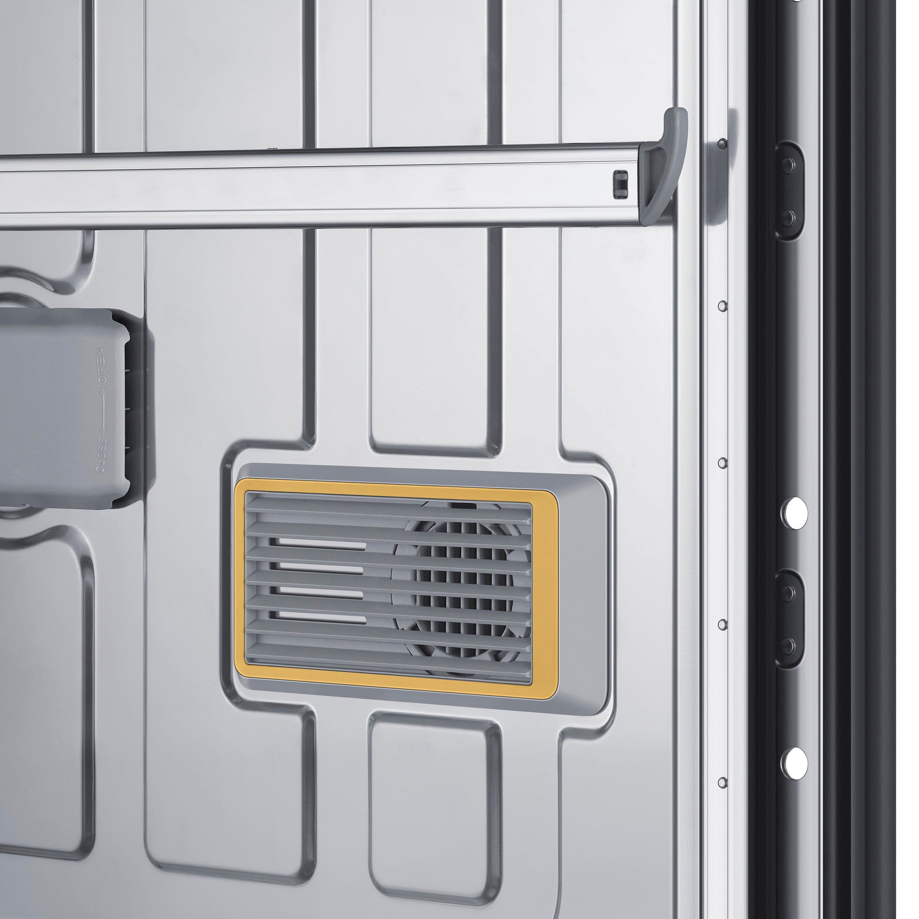 Alt View 14. Samsung - AutoRelease Dry Smart Built-In Stainless Steel Tub Dishwasher with 3rd Rack, StormWash+, 42 dBA - Black Stainless Steel.