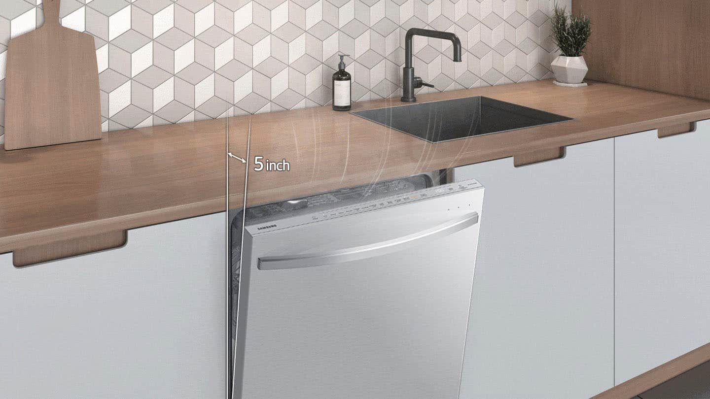 Alt View 17. Samsung - AutoRelease Dry Smart Built-In Stainless Steel Tub Dishwasher with 3rd Rack, StormWash+, 42 dBA - Stainless steel.