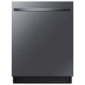 Samsung - AutoRelease Smart Built-In Dishwasher with StormWash+, 42dBA - Black Stainless Steel